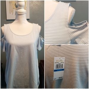 MK cold shoulder top